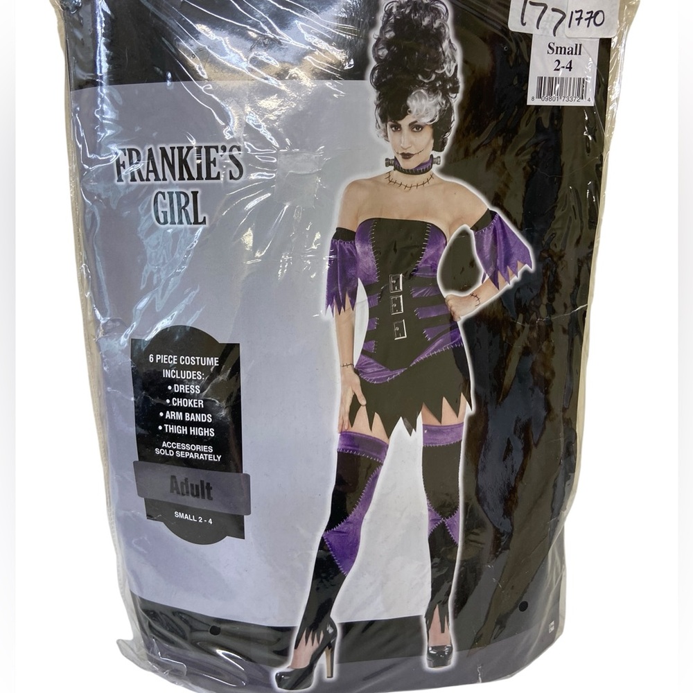 Frankie's Girl Costume Adult Small Size 2-4 Halloween Cosplay Whimsigoth Sexy